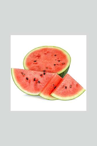 夏日切块水果西瓜摄影图