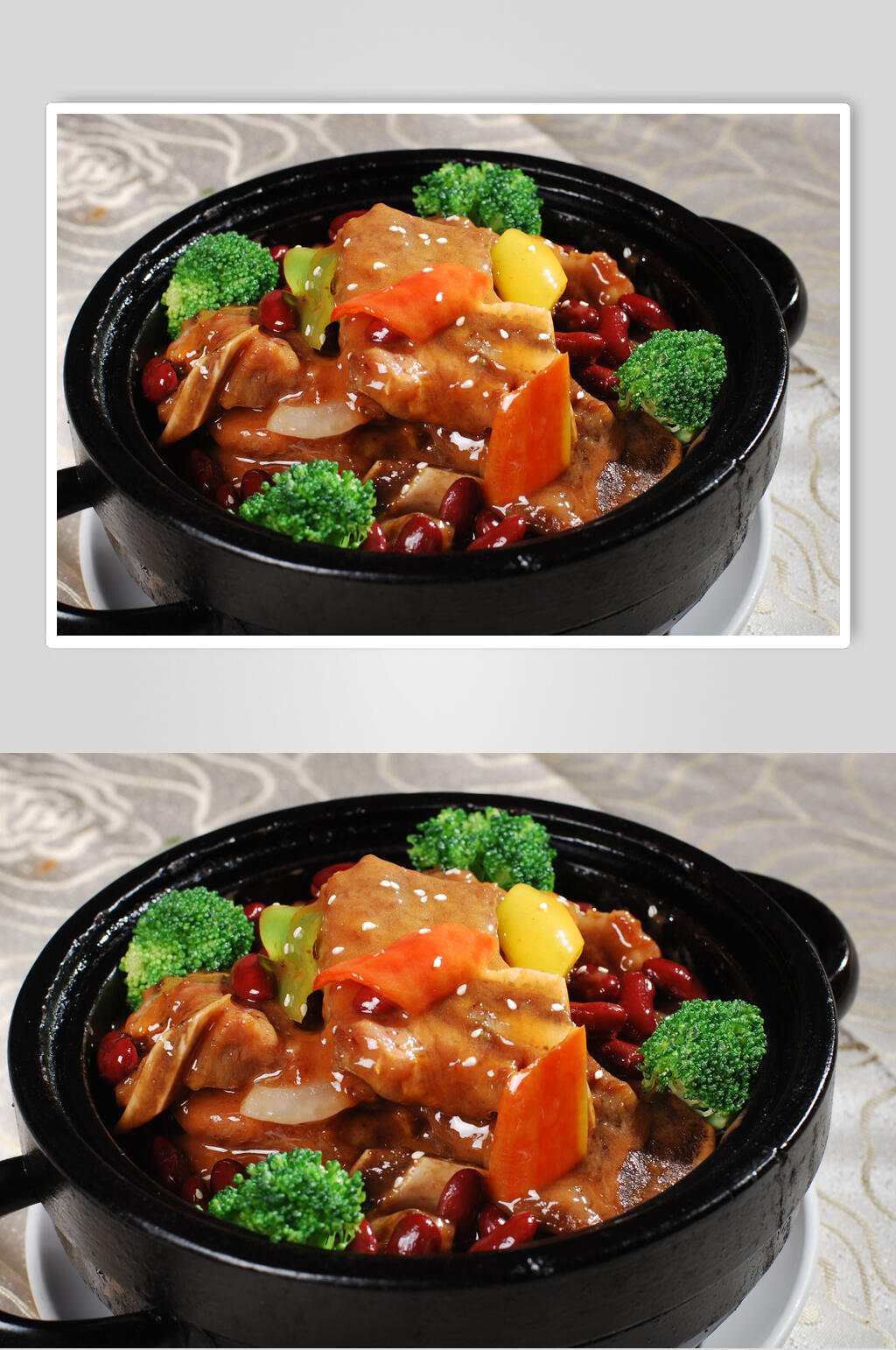 HQ红腰豆窝烧牛仔骨图片素材