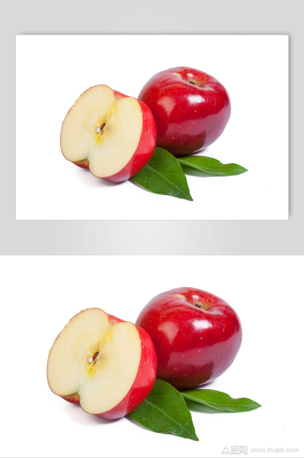 红富士新鲜的苹果摄影图片模板下载-编号1444161-众图网