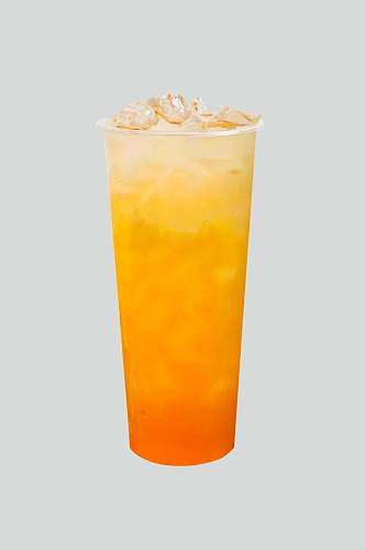 x柠檬红茶饮品摄影图