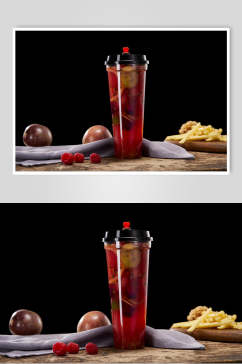 果汁饮品摄影图