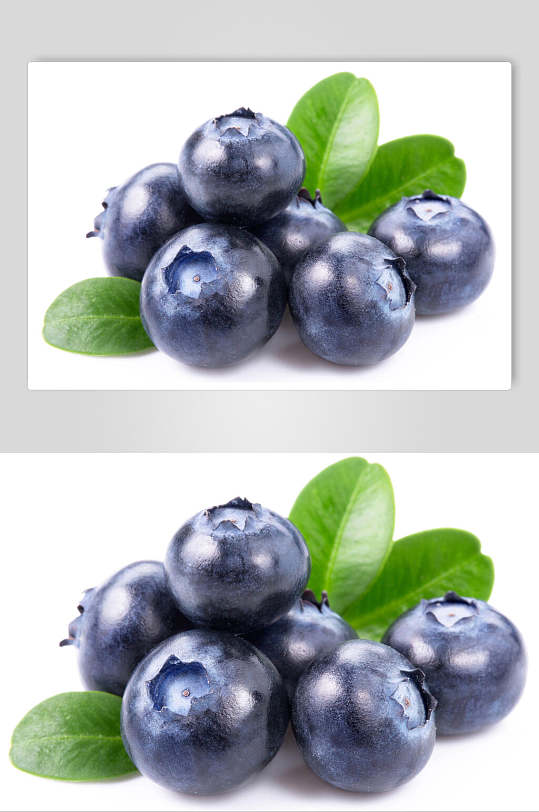 新鲜蓝莓水果高清摄影图
