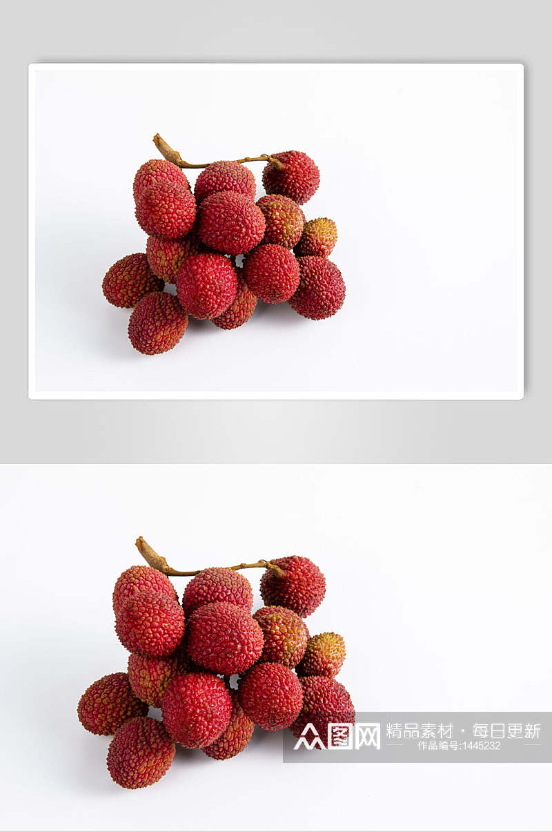 夏季荔枝生鲜水果摄影图素材