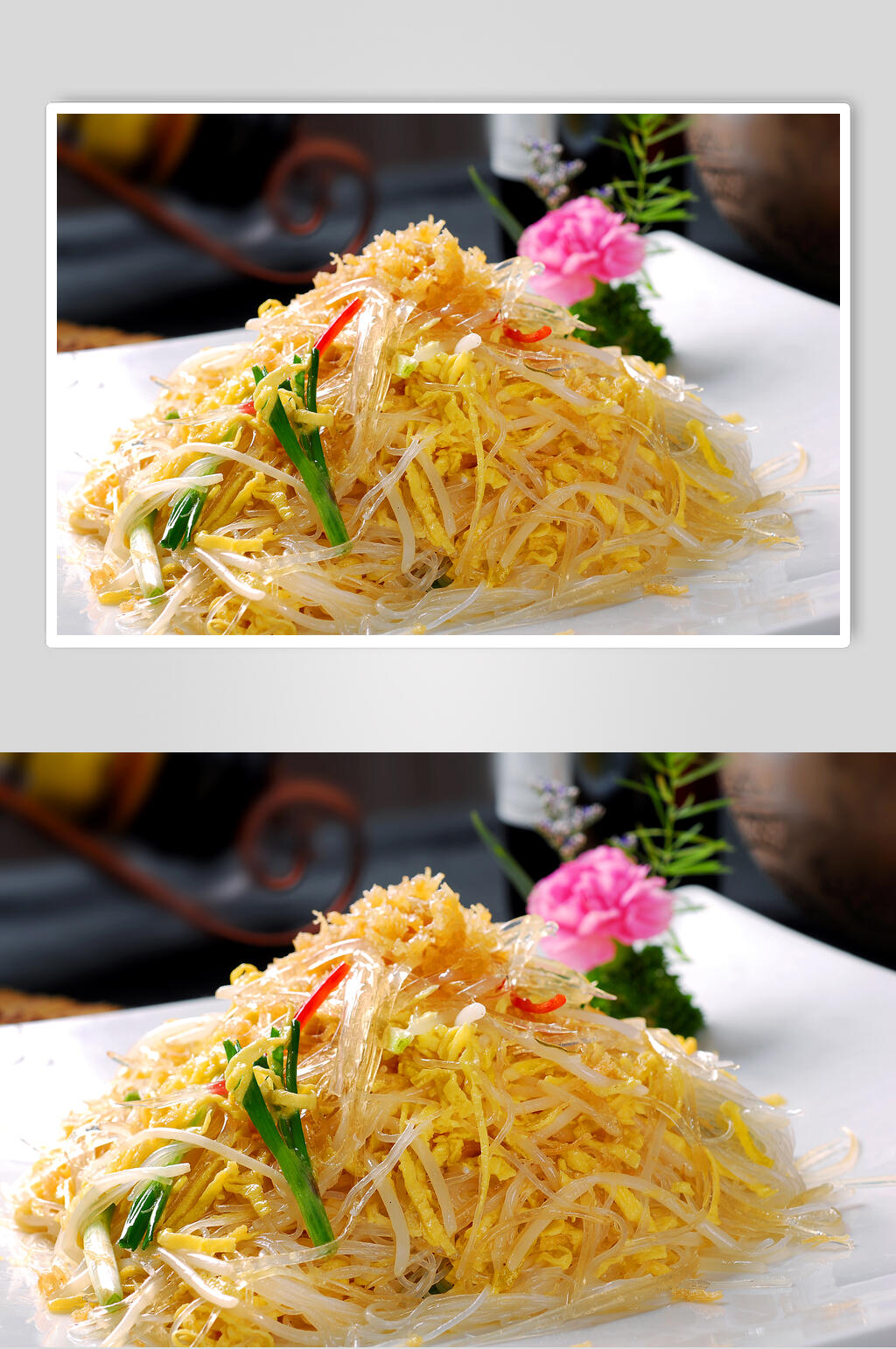 HQ粤菜金瑶桂花翅图片素材