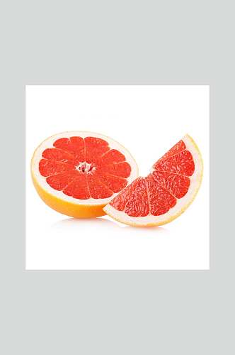 红西柚美食摄影图