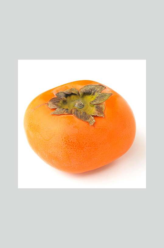 柿子水果美食摄影图