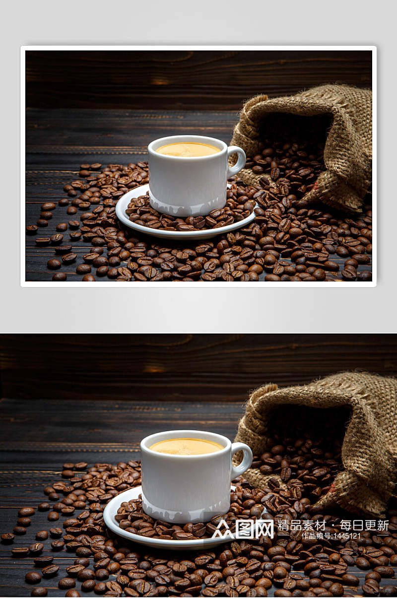 高清咖啡豆咖啡摄影图片素材