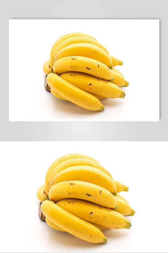 新鲜热带水果香蕉高清摄影图