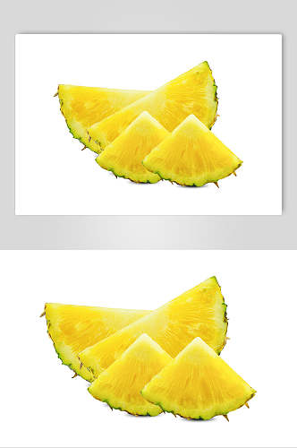 夏日切块水果菠萝摄影图
