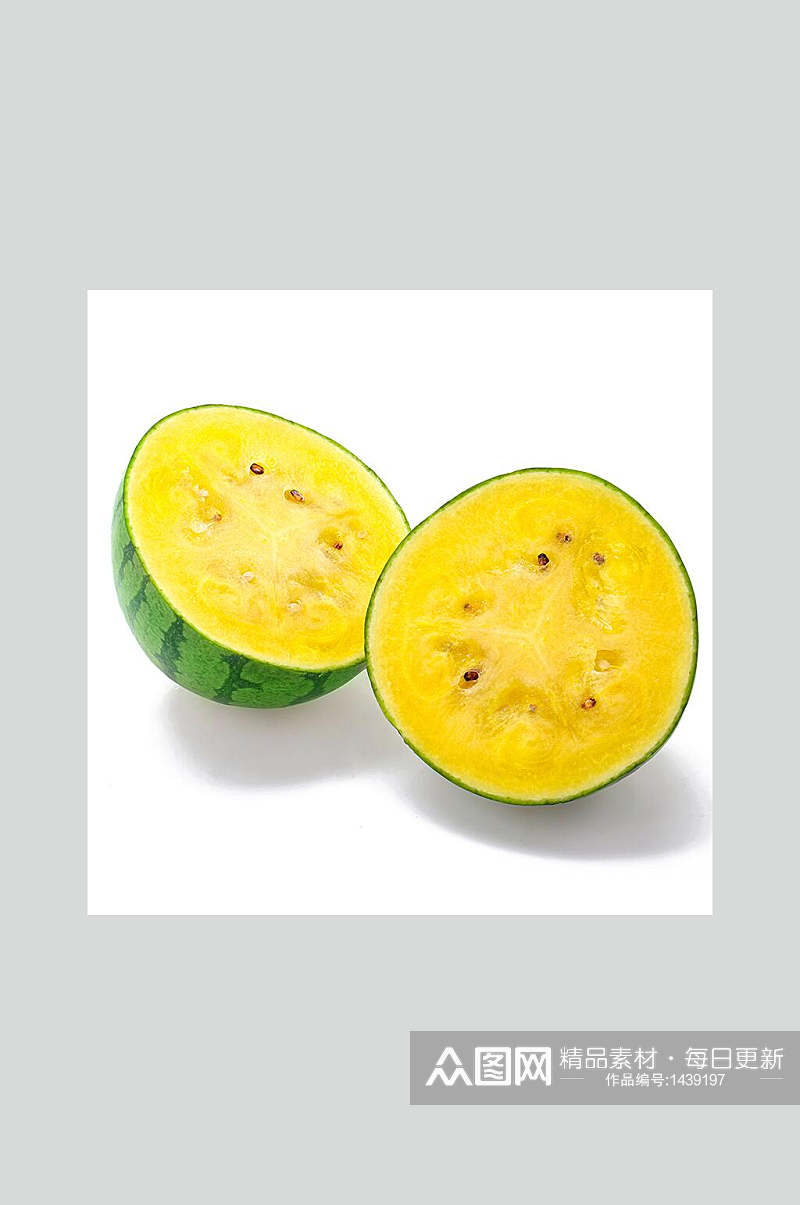 黄瓤西瓜高清图片素材