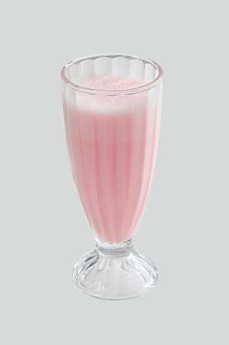 草莓奶昔超清摄影图