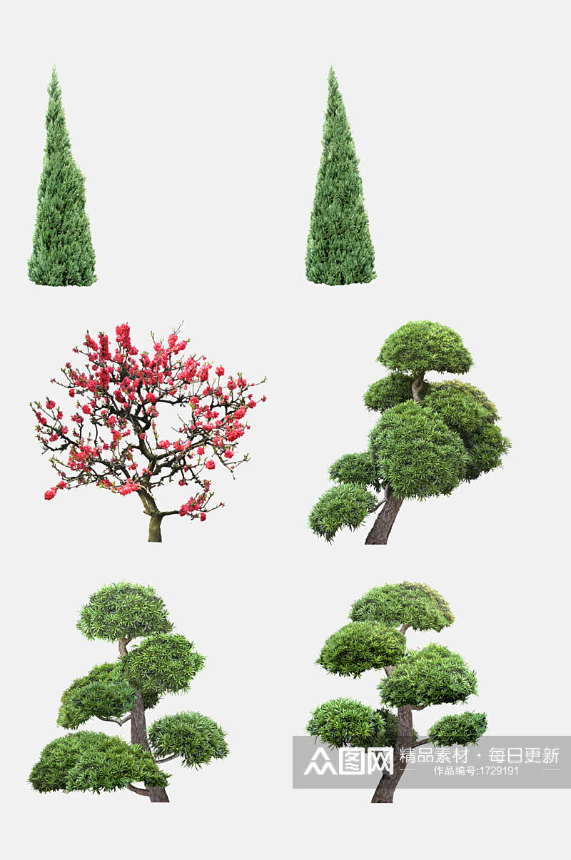 植物树木景观树免抠元素素材素材
