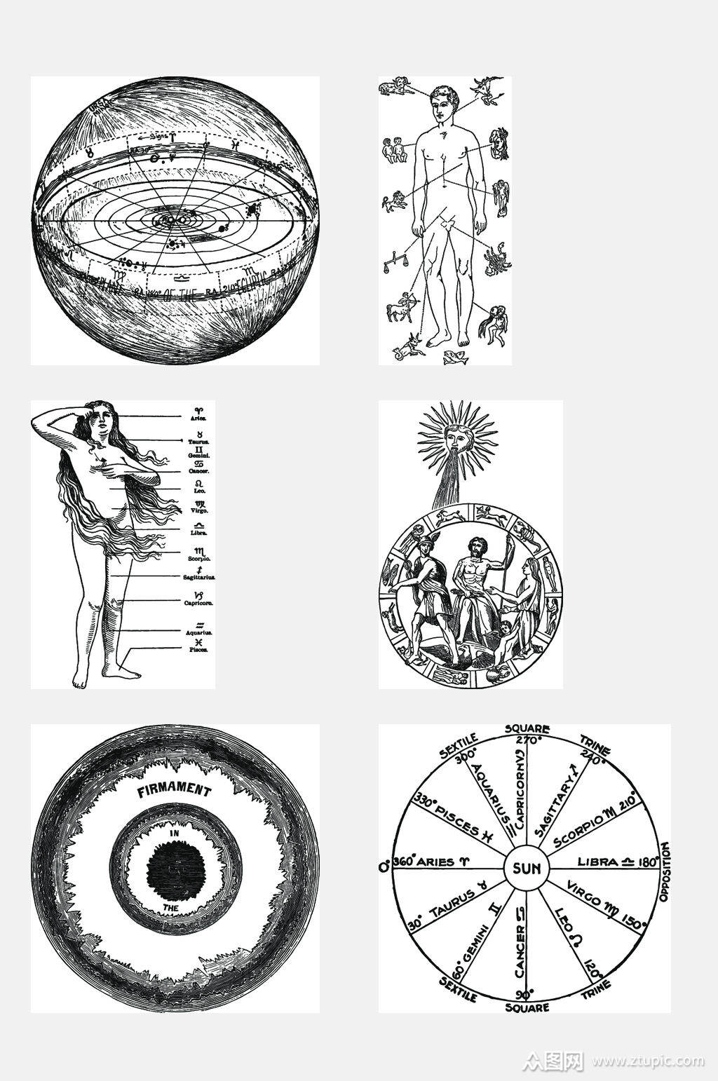 占星术元素素材