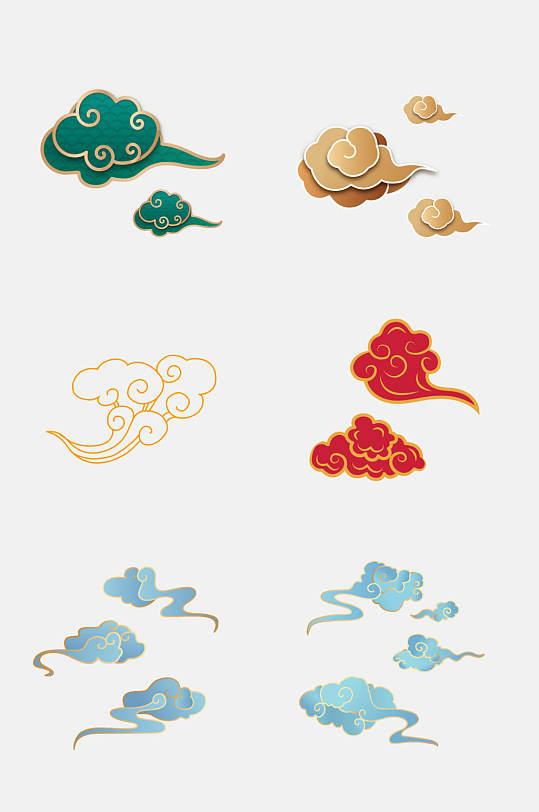 中国风祥云设计元素