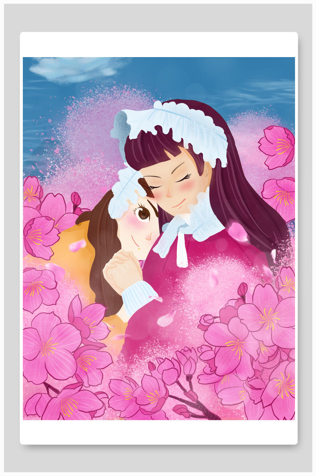 春天花季樱花节海报素材