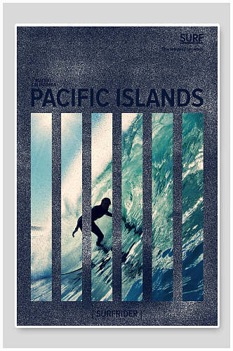 国外创意冲浪海报