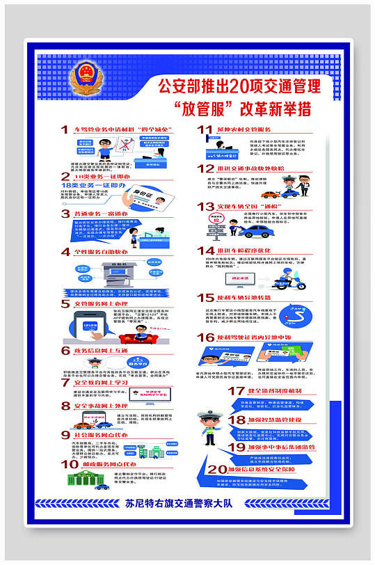 放管服制度牌展板海报