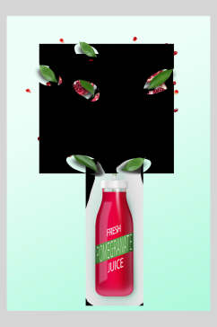 绿色果汁海报