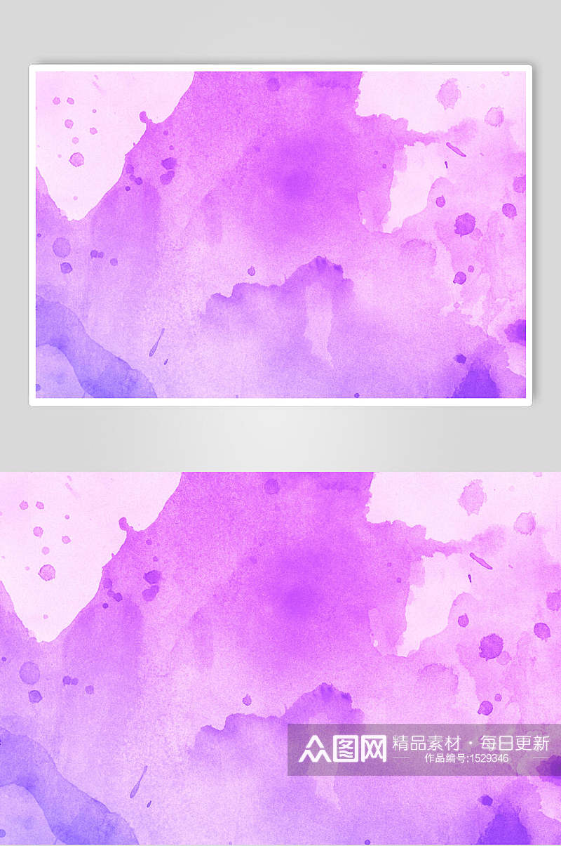 紫色水彩泼墨图片高清摄影图素材
