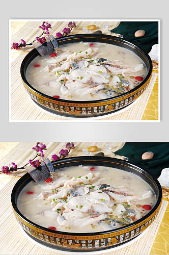 浓汤酸菜鱼高清图片