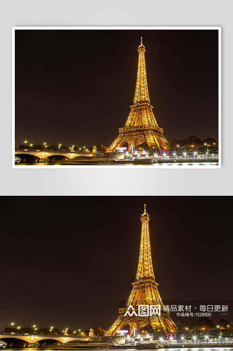 法式埃菲尔铁塔高清摄影图素材