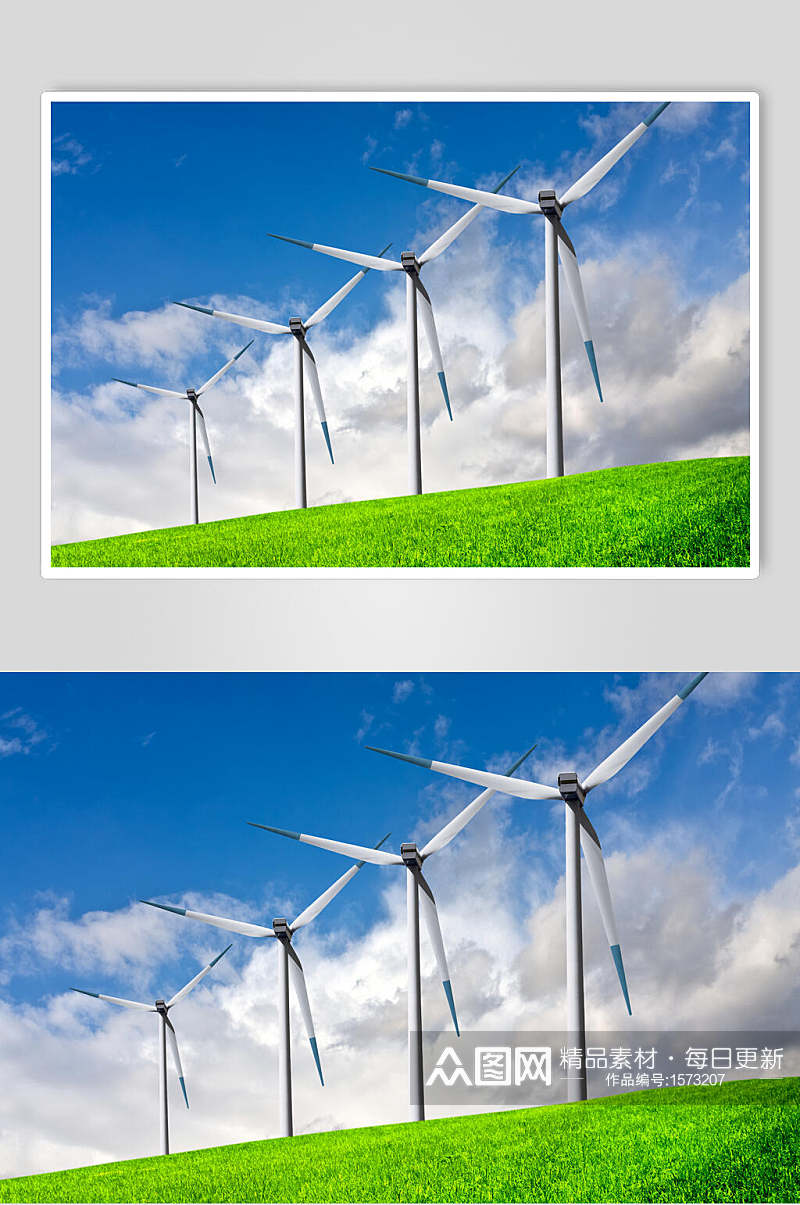 风力发电风能高清图片素材