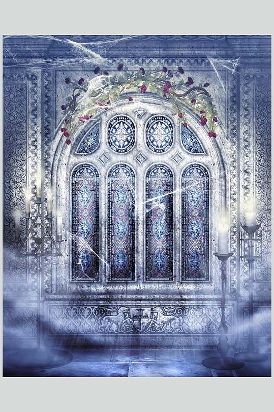 华丽宫殿魔幻暗黑cg场景图片