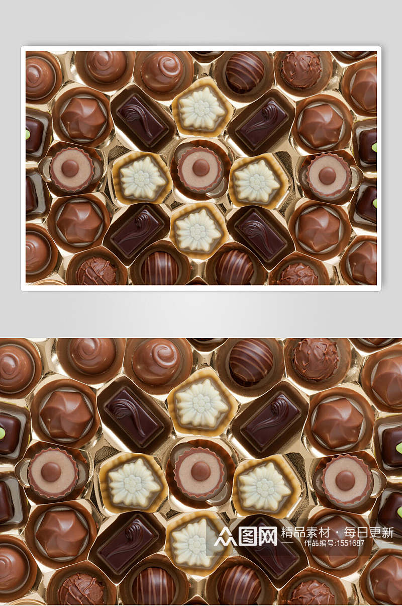 特色造型巧克力朱古力摄影图素材