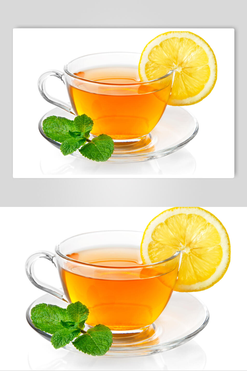 柠檬红茶花茶图片素材