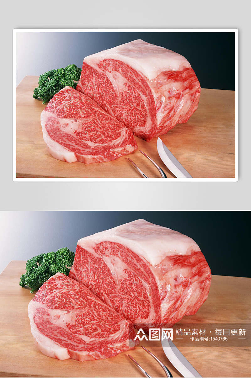 日本神户牛肉高清图片素材