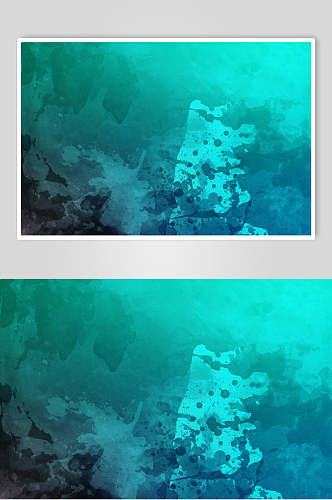 混合多彩水彩海洋图片