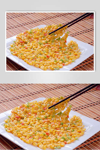 锅巴玉米高清图片