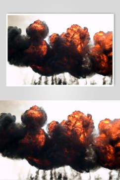 爆破爆炸蘑菇云高清图片