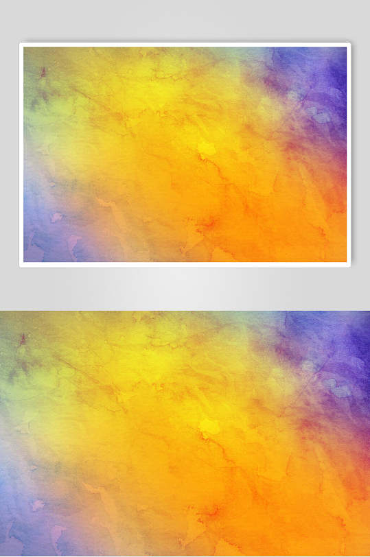 混合颜色水彩图片黄紫摄影图