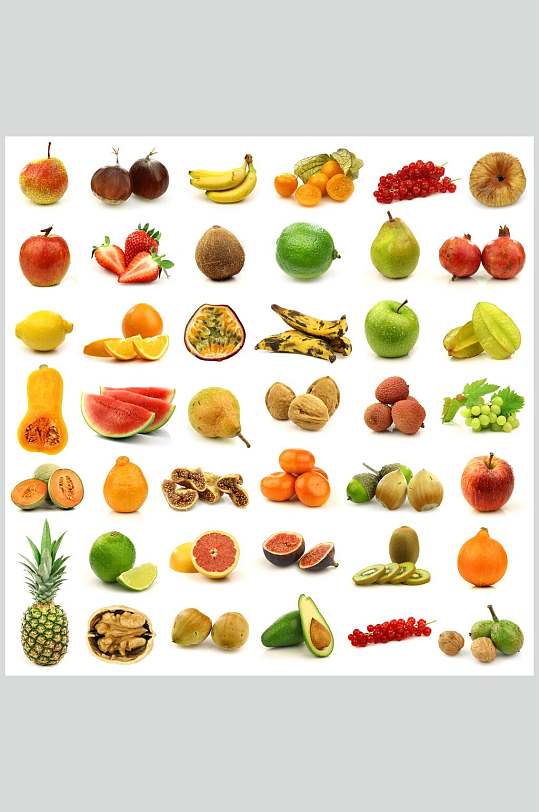 水果排列高清图片