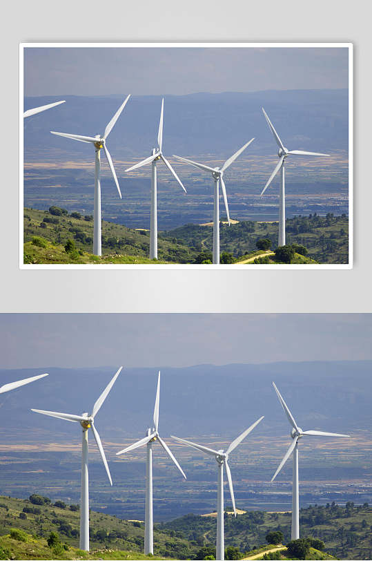 风力发电风能图片优美摄影图