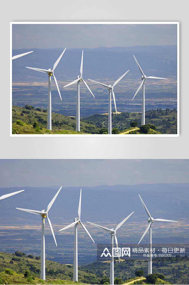 风力发电风能图片优美摄影图素材