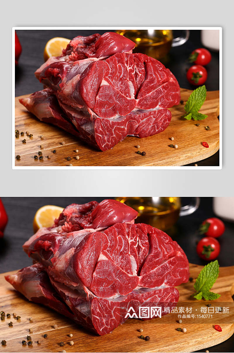 新鲜牛肉高清图片素材