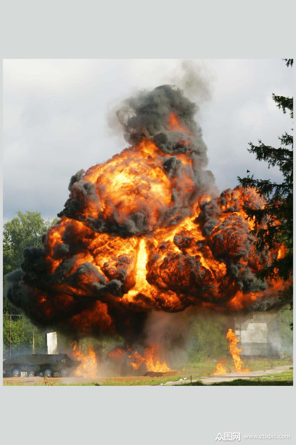 爆破爆炸蘑菇云高清图片模板下载-编号1566996-众图网