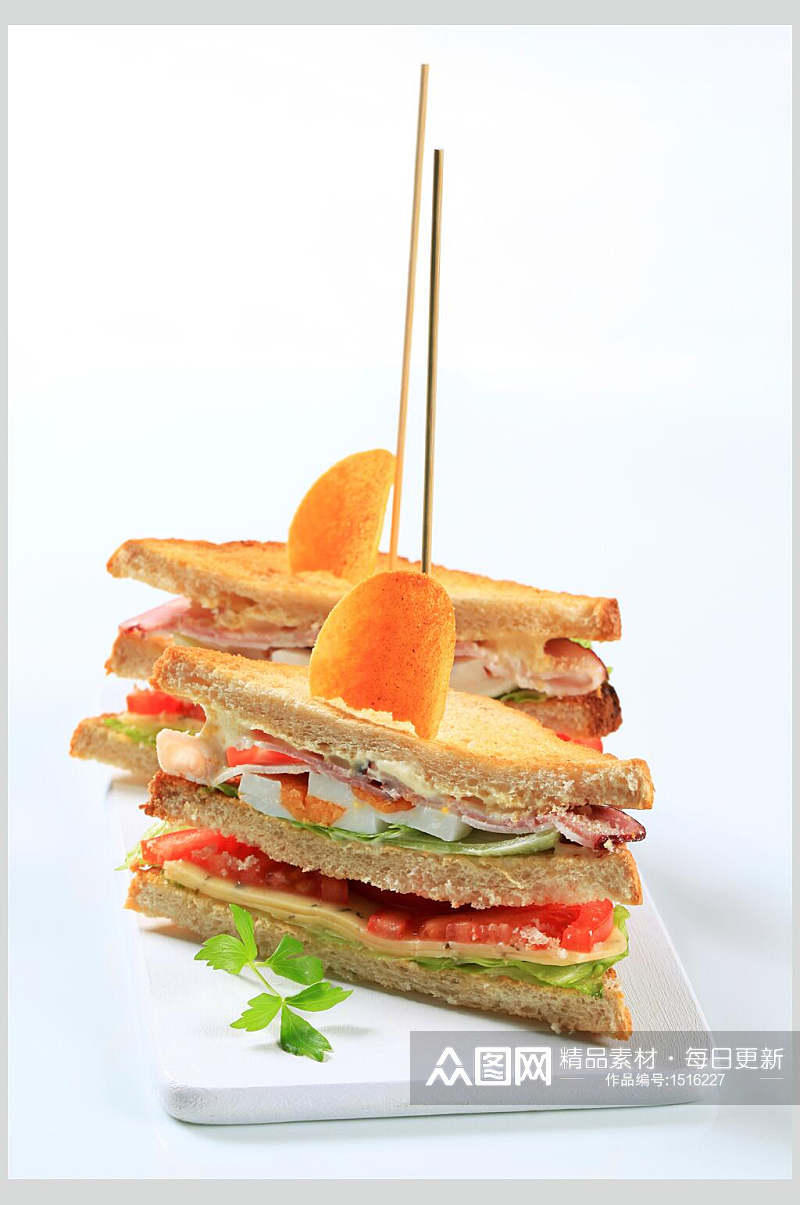 三明治美食图片健康营养摄影图素材