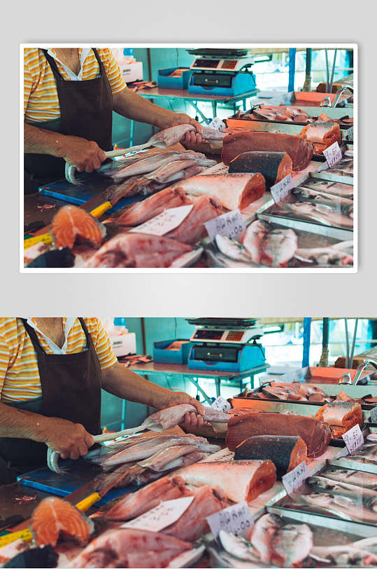 海鱼海鲜水产品近景图片