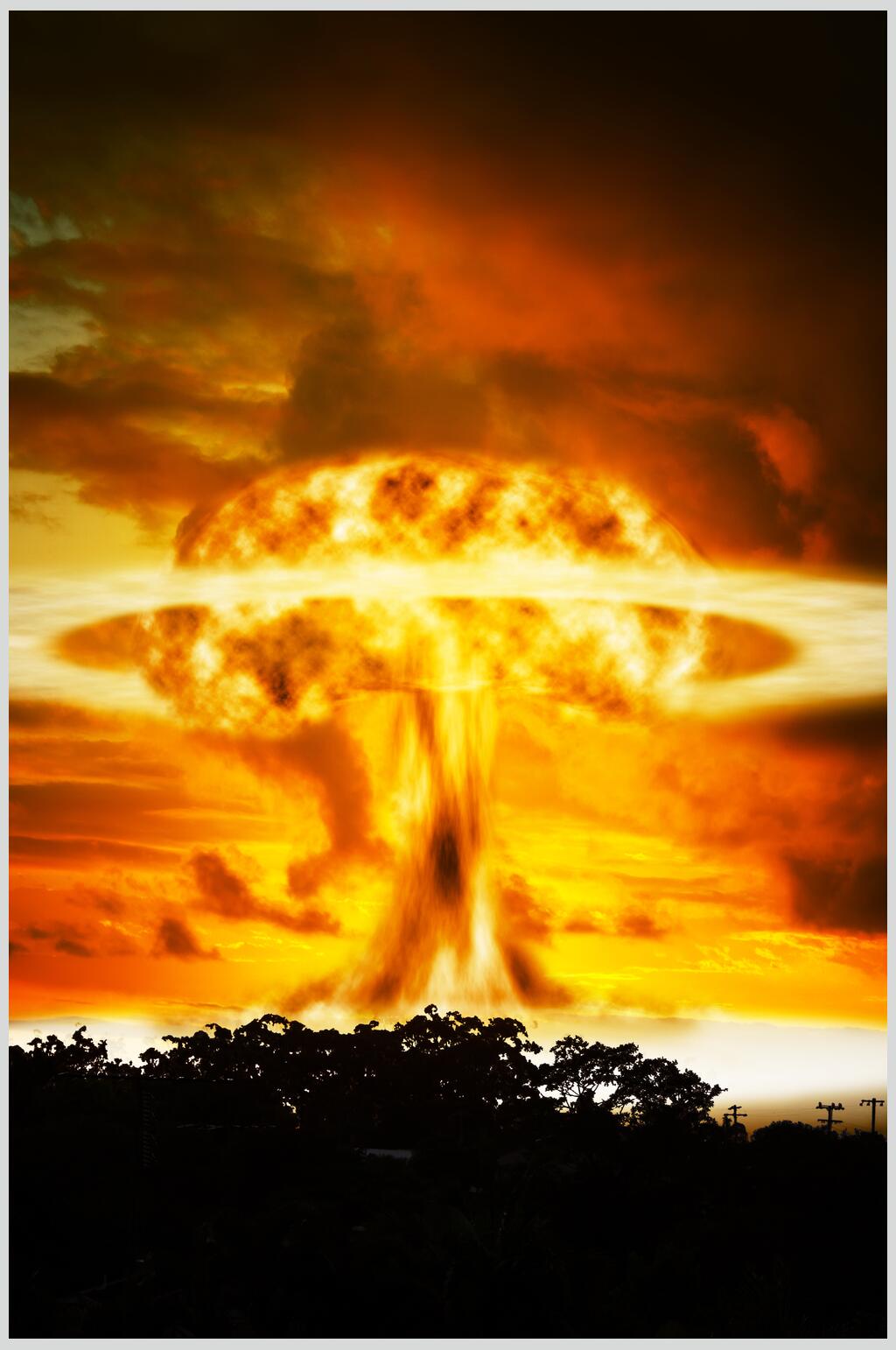高清爆破爆炸蘑菇云图片