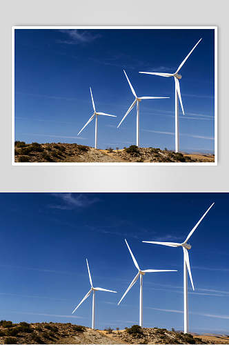 风力发电风能远景图片