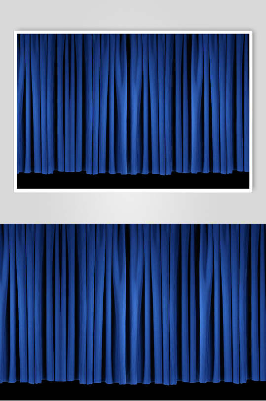 蓝色舞台幕布图片-蓝色舞台幕布素材下载-众图网