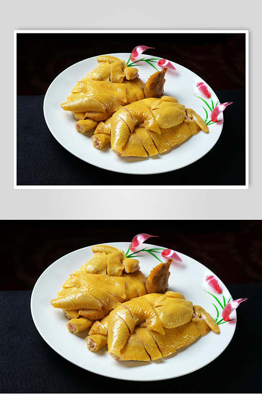 广式白切鸡美食图片