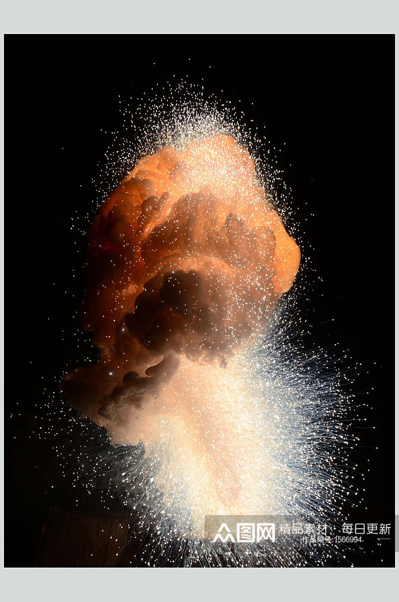 爆破爆炸蘑菇云高清图片素材