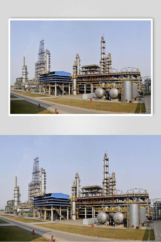 大型机器炼油厂图片
