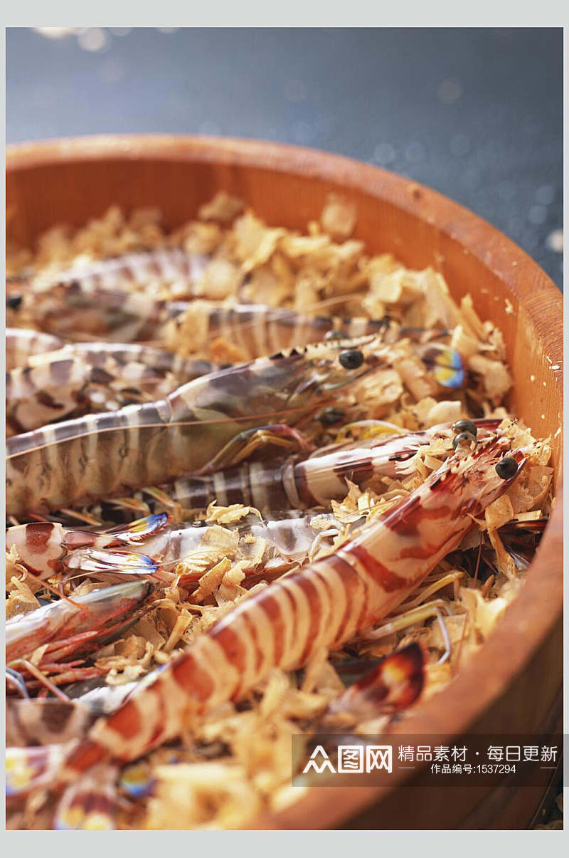大虾海鲜美食图片素材