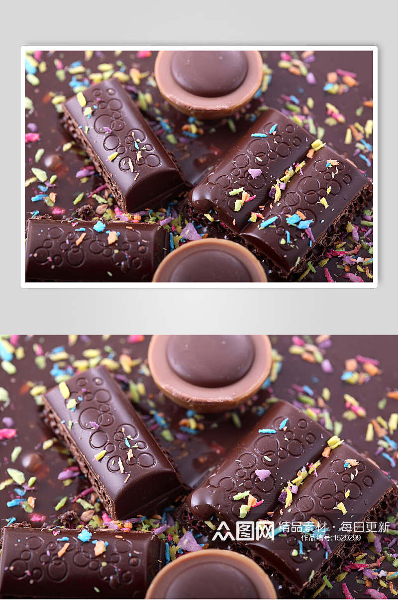 彩虹糖巧克力朱古力高清摄影图素材