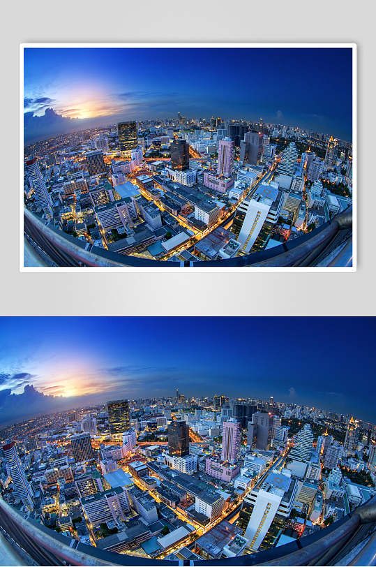 繁华都市城市风景夜色 城市夜景摄影图